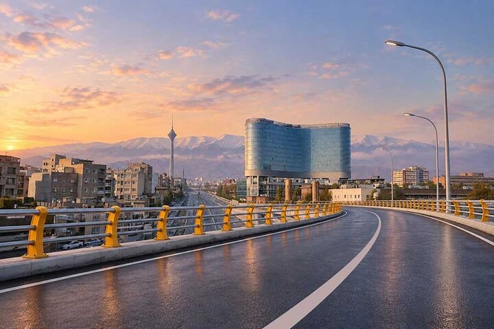 افتتاح پل دسترسی خیابان ستارخان به بزرگراه شهید چمران